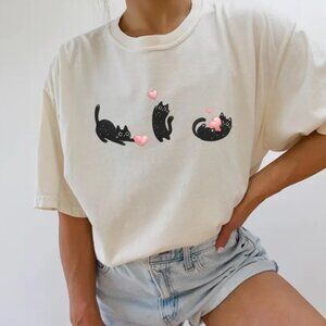 Funny Cat Valentine Shirt, Cat Lover Tshirt, Valentines Day Gift
